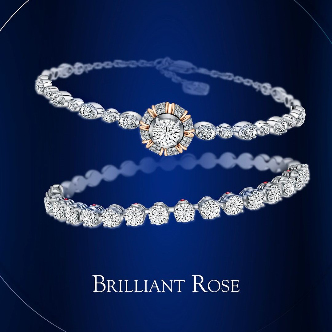 Model Perhiasan Terbaru Branded Diamond MONDIAL Brilliant Rose