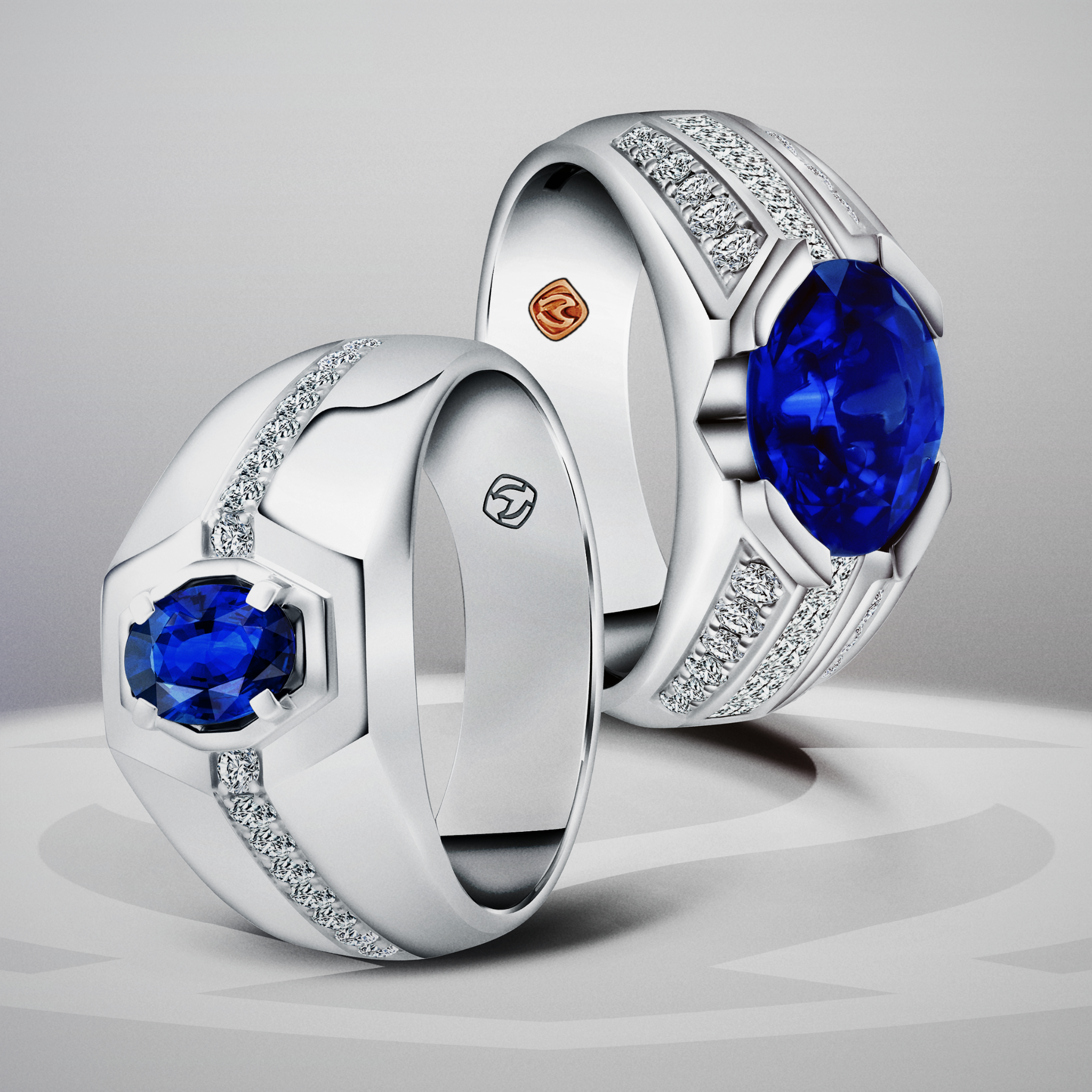 Makna Mengenakan Blue Sapphire and Diamond Ring Untuk Seorang Pria