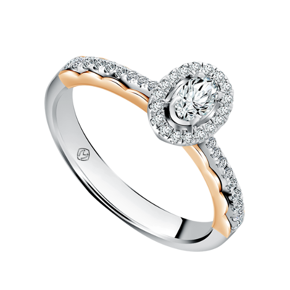 Koleksi cincin tunangan terbaru dengan Berlian Oval