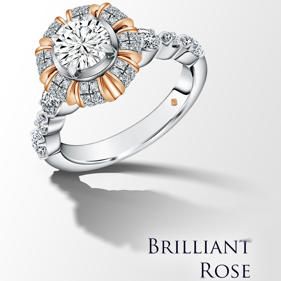 Perhiasan dengan Detail Rosette dari Brilliant Rose