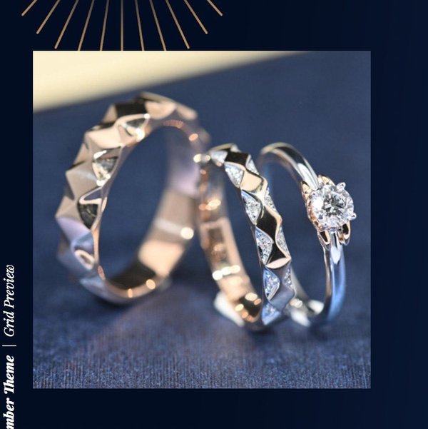 Pilihan Cincin Nikah Emas Bertatahkan Berlian Terbaik Tahun Ini