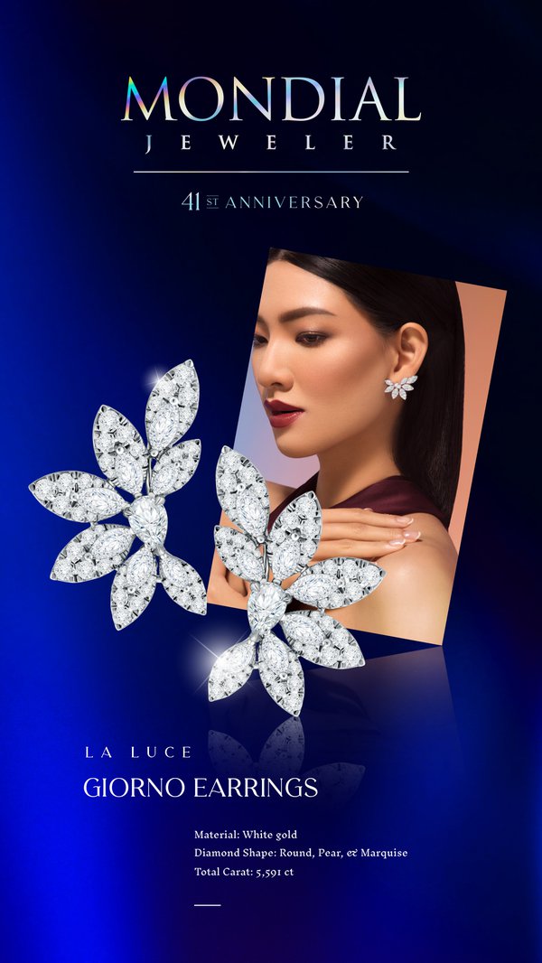 Keindahan Pendaran Cahaya Ilhami Terciptanya Big Earrings Koleksi La Luce Persembahan Dari Mondial