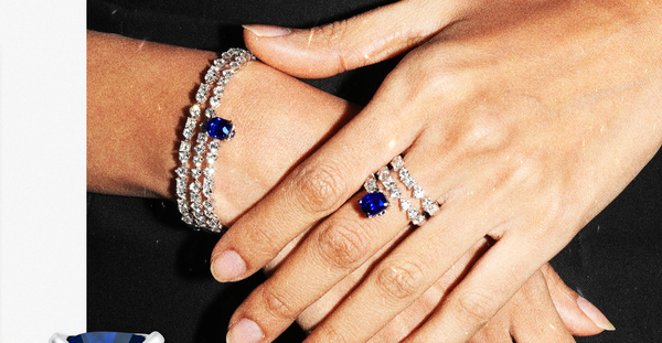 Makna Istimewa Memberikan Blue Sapphire and Diamond Ring sebagai Hadiah First Anniversary