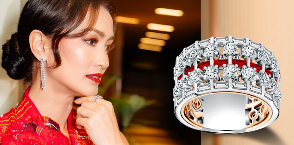 Anggun dan Berkelas, Intip Gaya Atiqah Hasiholan Pakai Cincin Berlian Ini Curi Perhatian