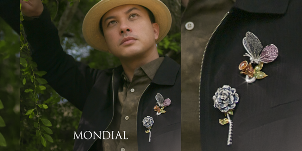 New Look dari Nicholas Saputra Memakai Brooch Fantasy dari Luxury Jewelry Brand MONDIAL