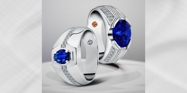 5 Arti Memakai Blue Sapphire and Diamond Ring Baik Untuk Pria Maupun Wanita